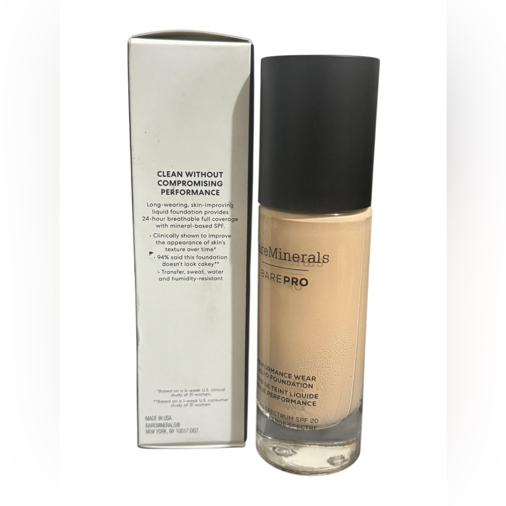 BareMinerals Barepro Performance Wear Liquid Foundation SPF 20 Aspen 04 1 fl.oz - Picture 4 of 4